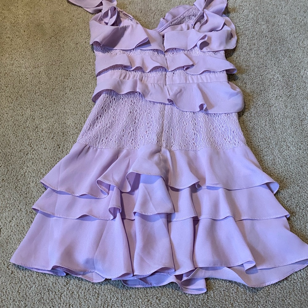 Bardot Revolve Babylon dress lilac purple - Picture 7 of 7